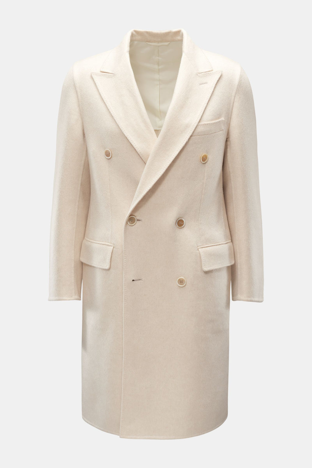 Brioni Cashmere coat 'Salomone' - cream