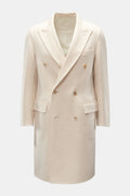 Brioni Cashmere coat 'Salomone' - cream