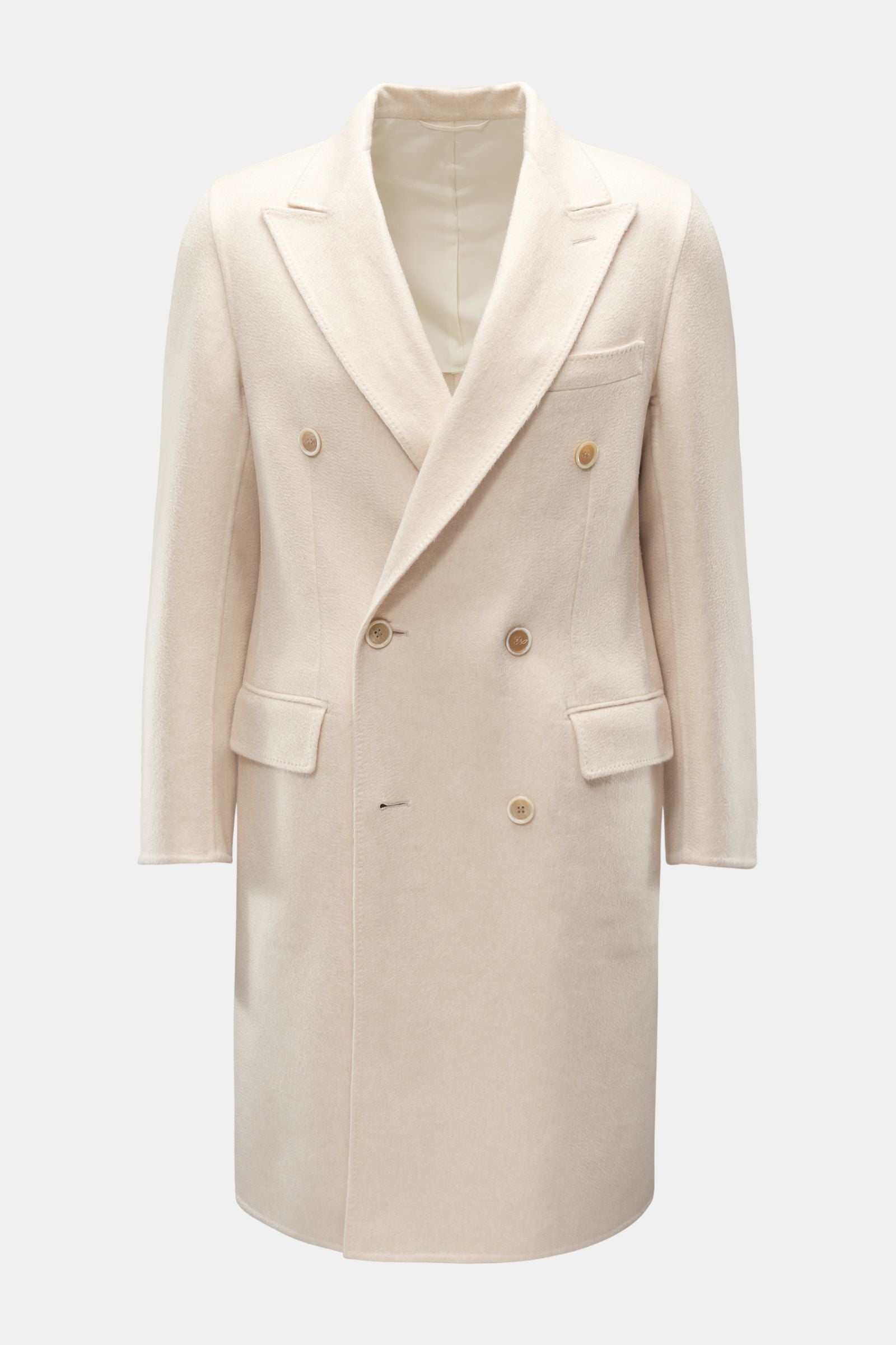 Brioni Cashmere coat 'Salomone' - cream
