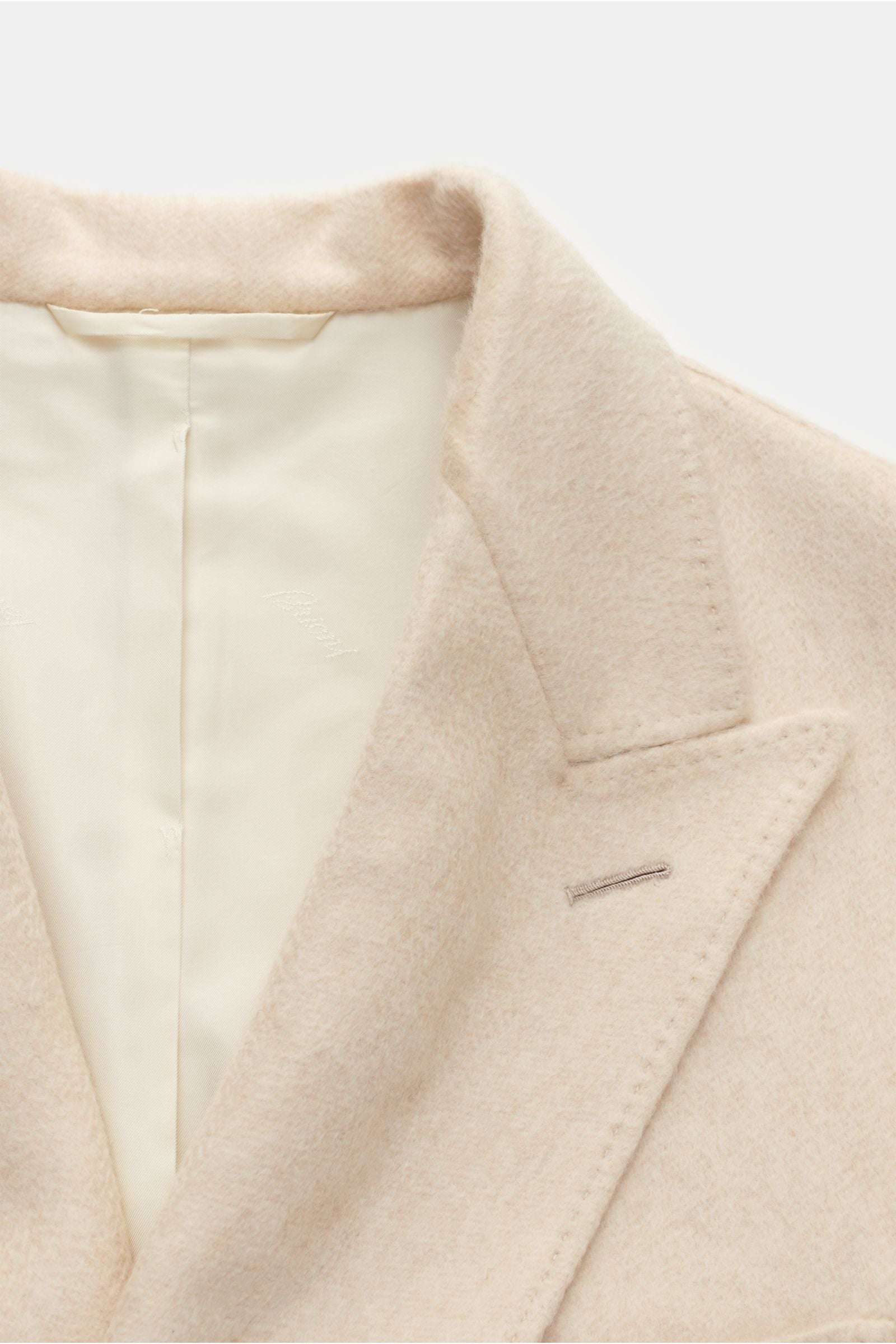 Brioni Cashmere coat 'Salomone' - cream