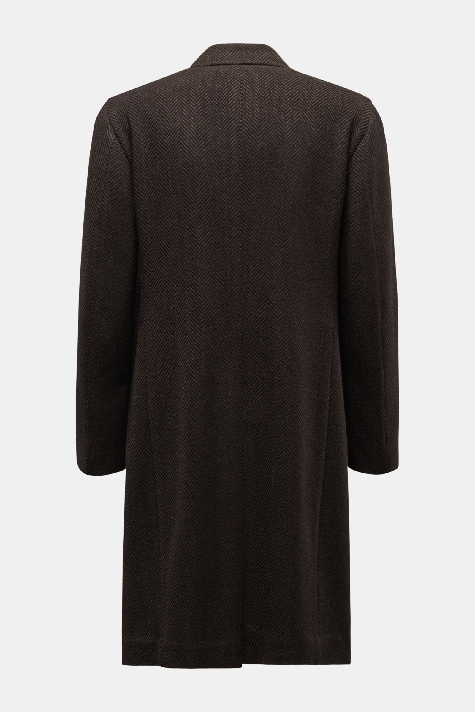 Stile Latino Cashmere coat 'Cuenea' - striped