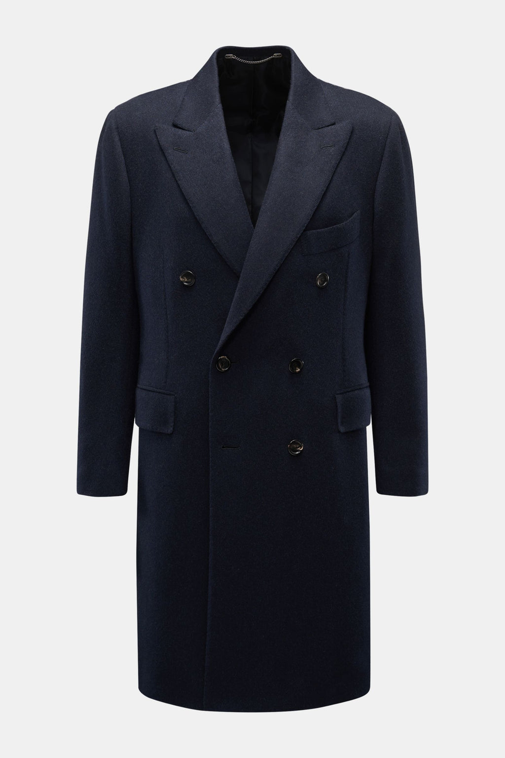 Cesare Attolini Cashmere coat - dark navy