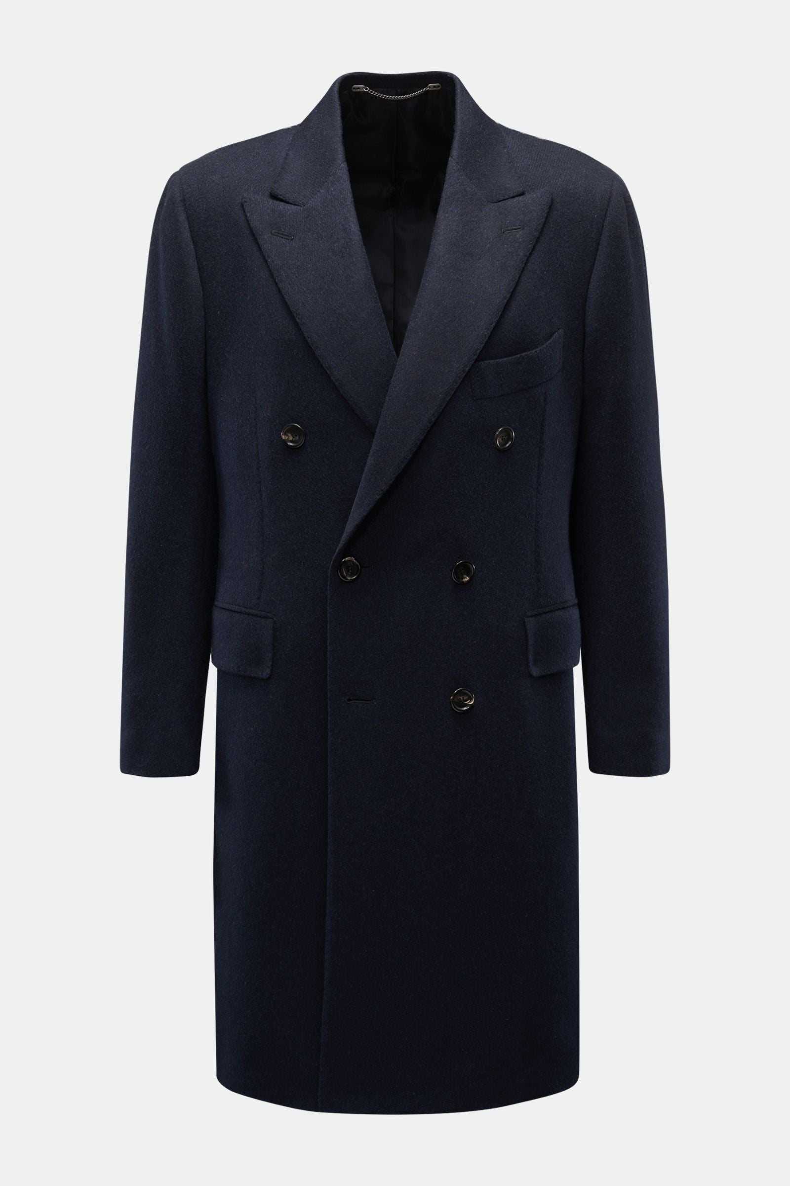 Cesare Attolini Cashmere coat - dark navy