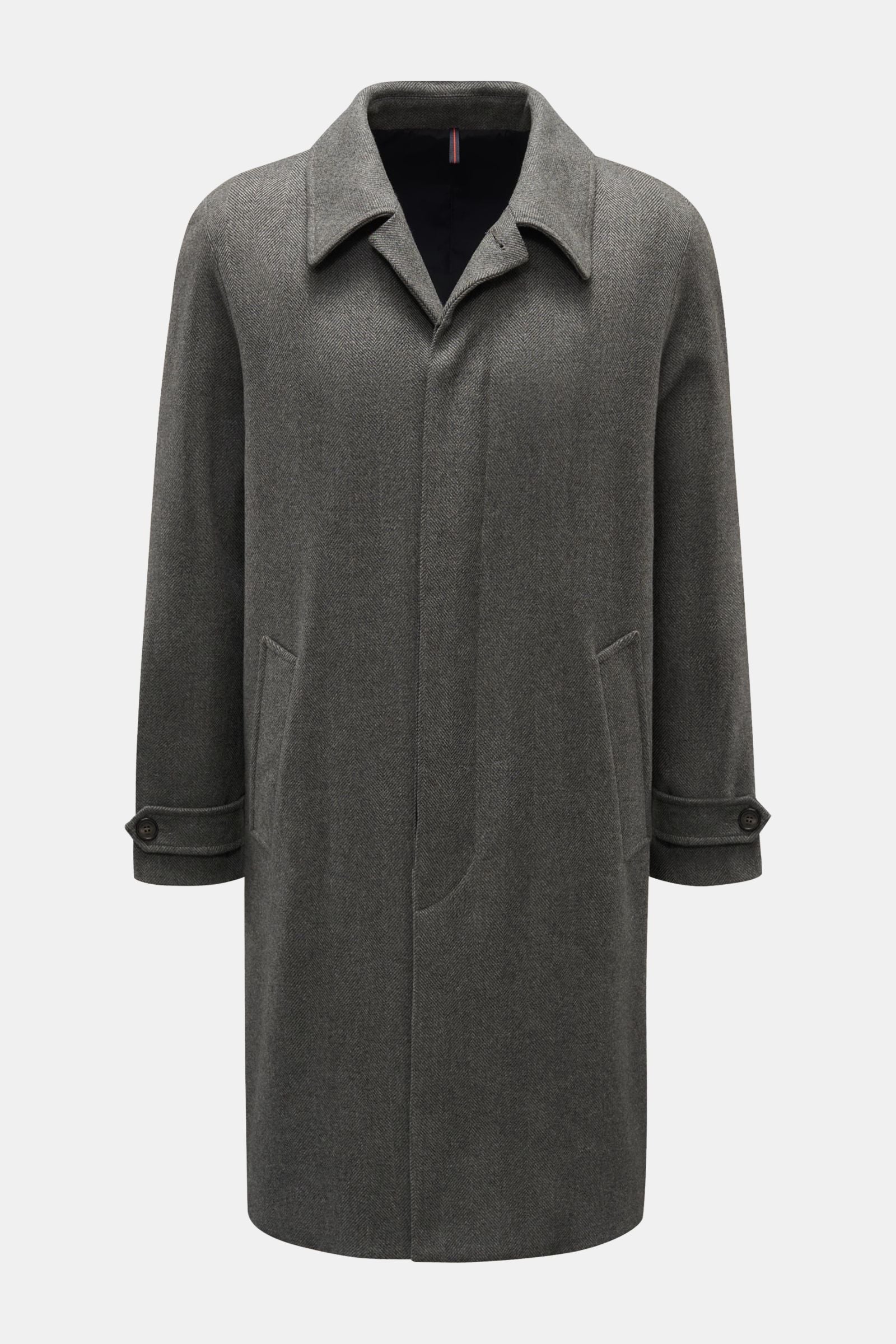 Montedoro Car coat - grey patterned
