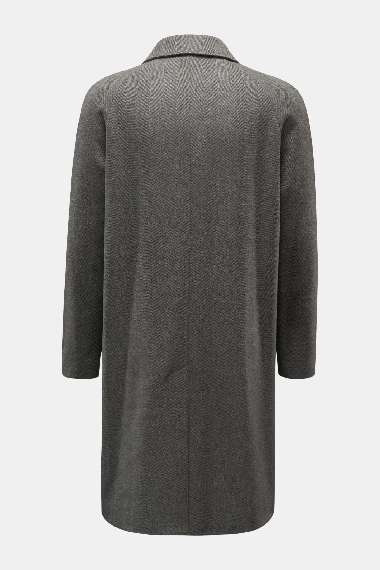 Montedoro Car coat - grey patterned