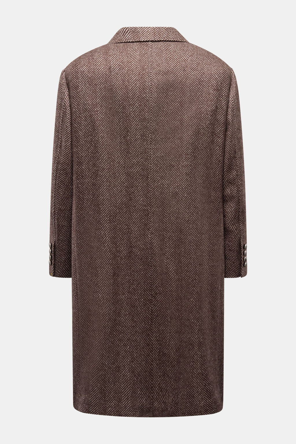 Brunello Cucinelli Coat - grey brown patterned