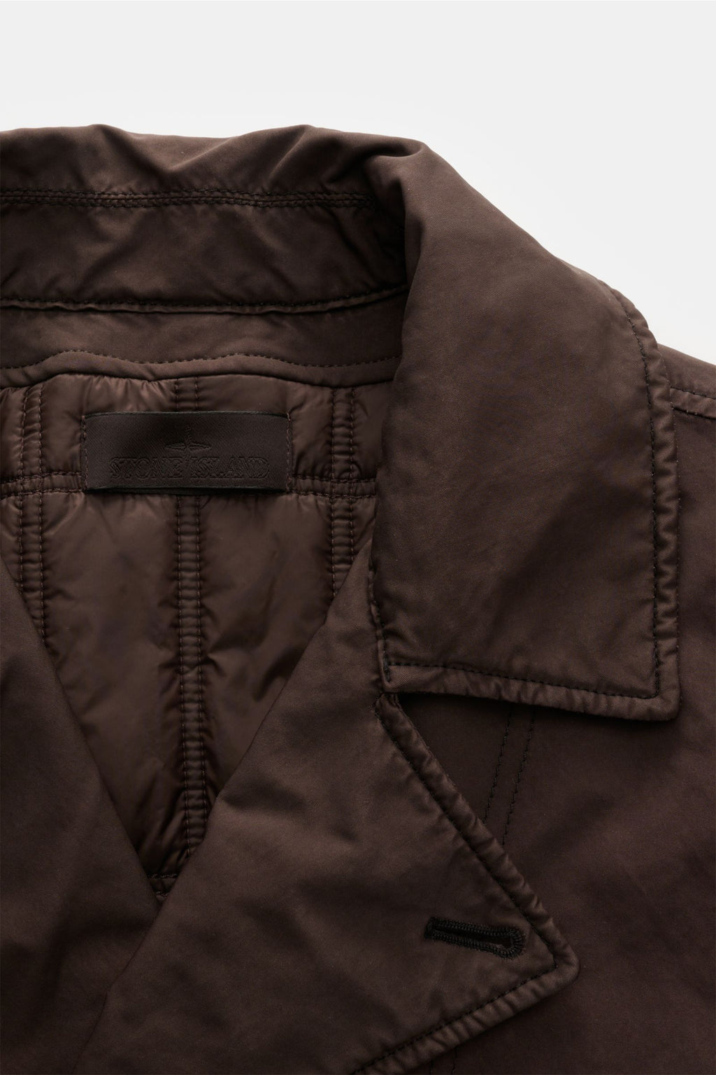 Stone Island Jacket 'David-TC Ghost Piece' - Dark brown