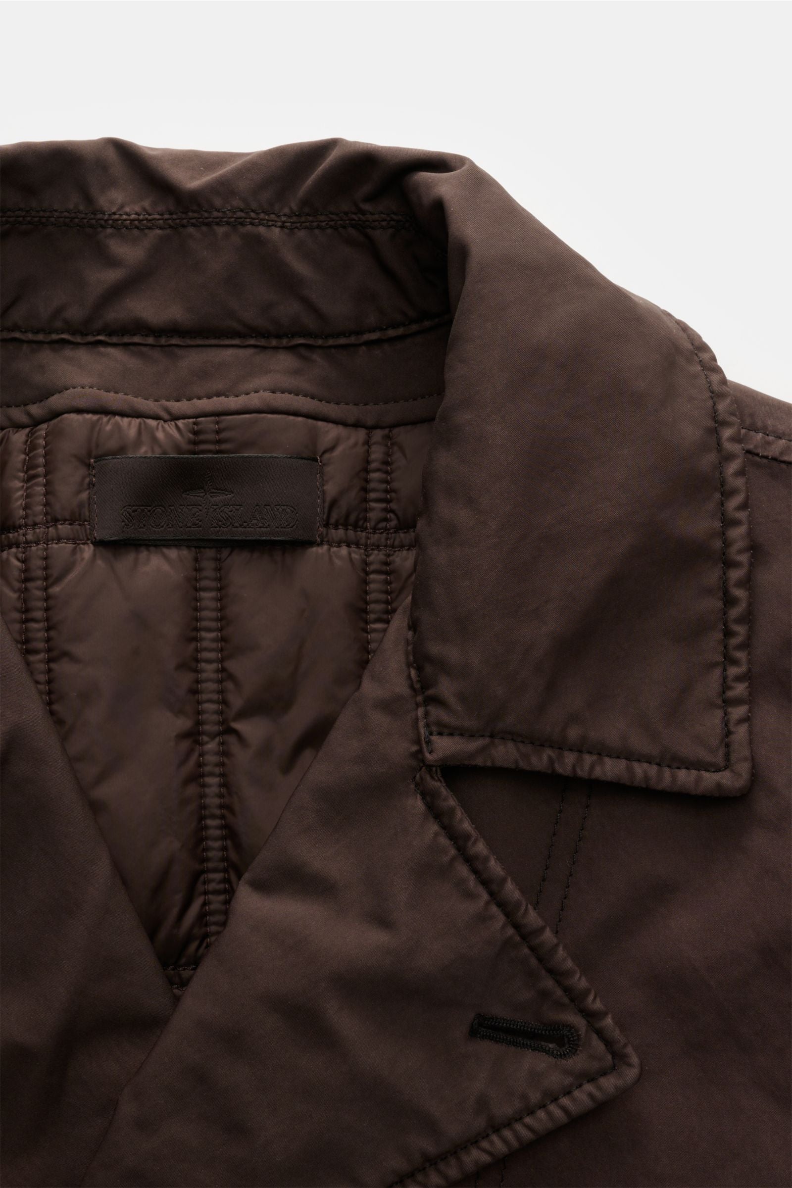 Stone Island Jacket 'David-TC Ghost Piece' - Dark brown