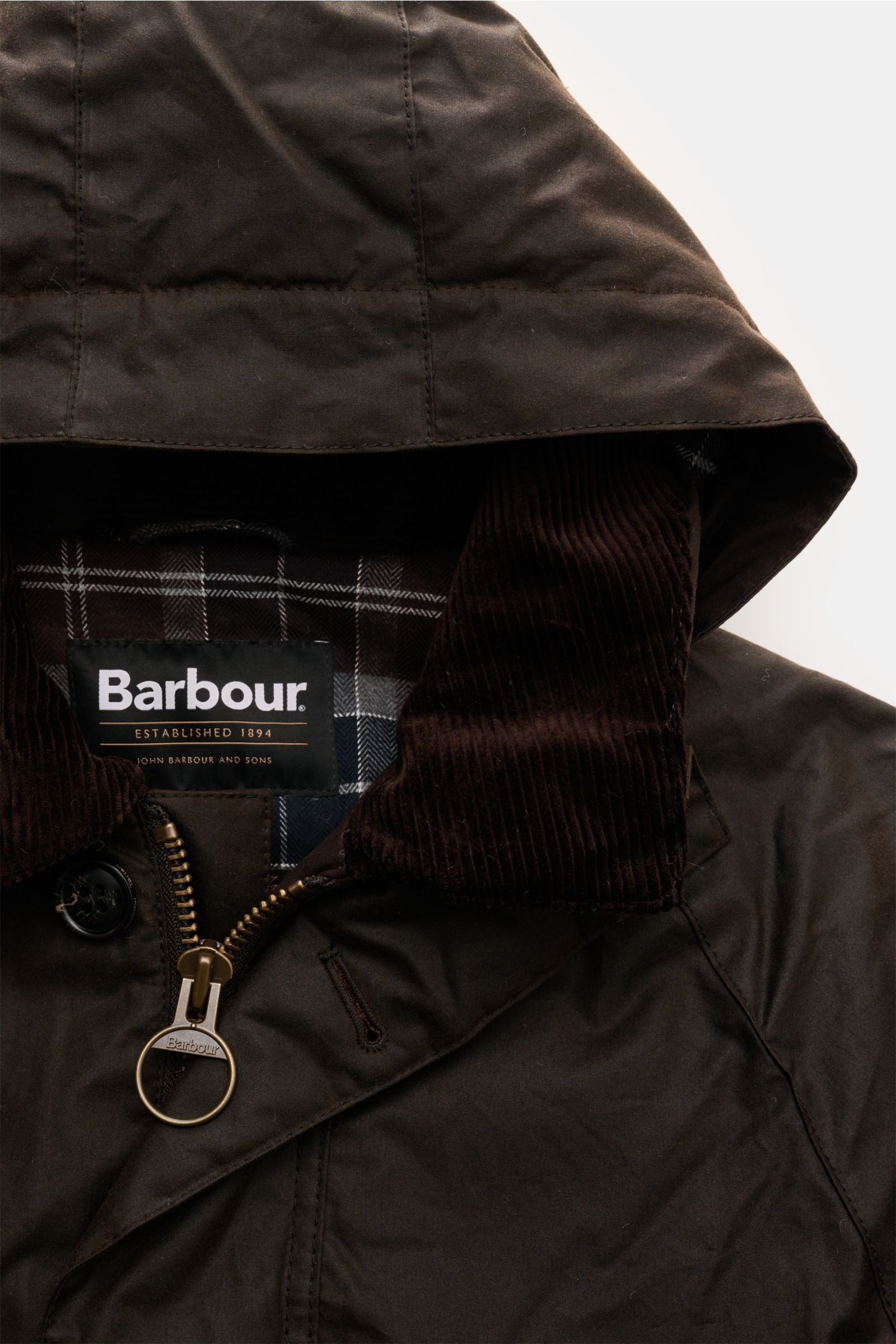 Barbour Waxed parka 'Beaudale' - khaki
