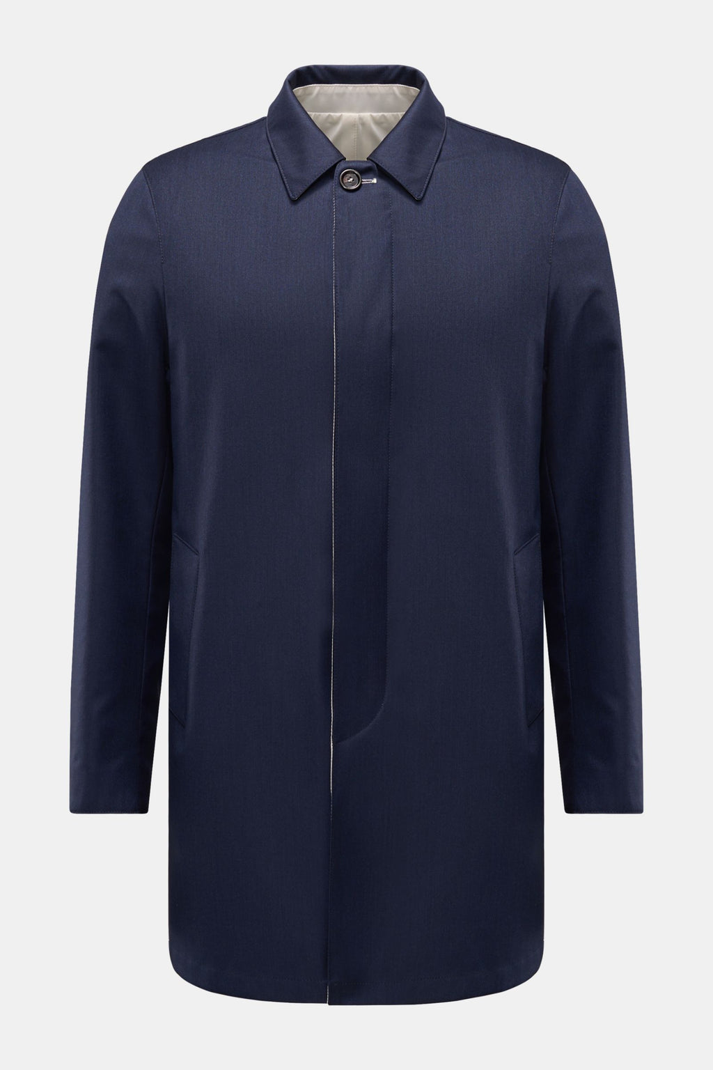 Eddy Monetti Reversible coat 'Elia' - navy