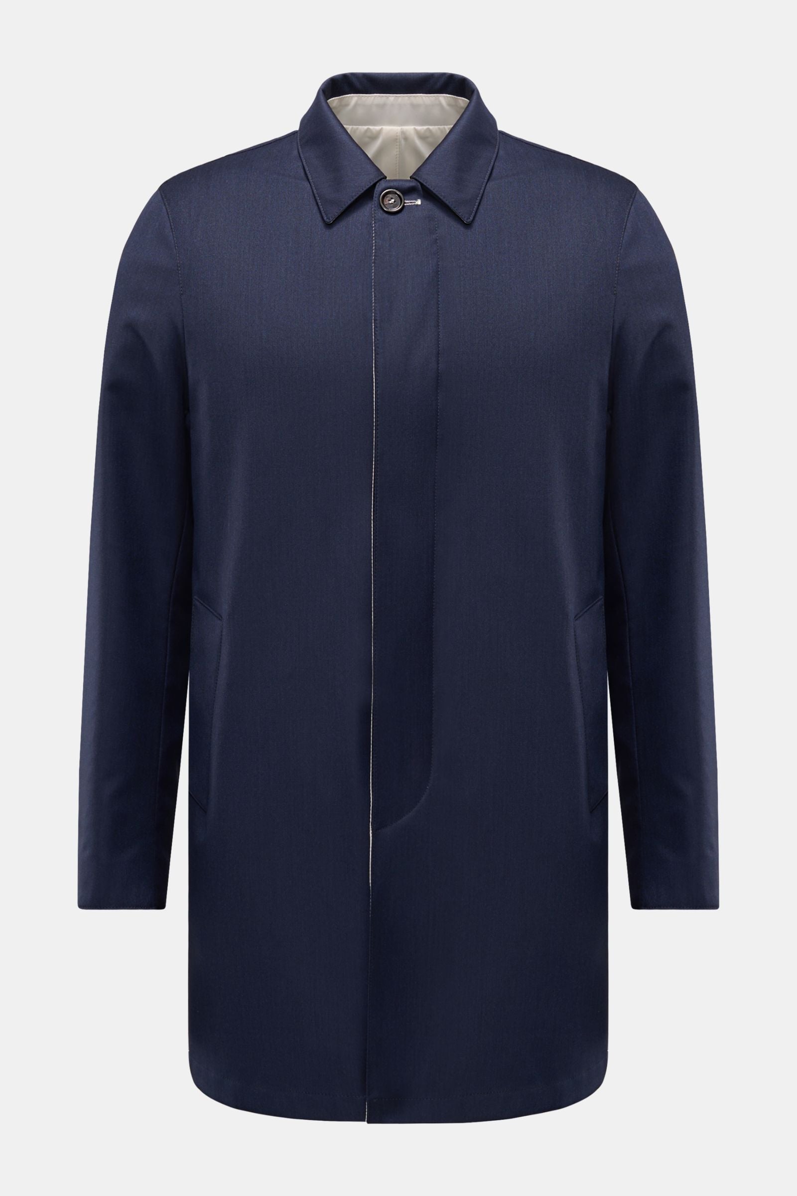 Eddy Monetti Reversible coat 'Elia' - navy