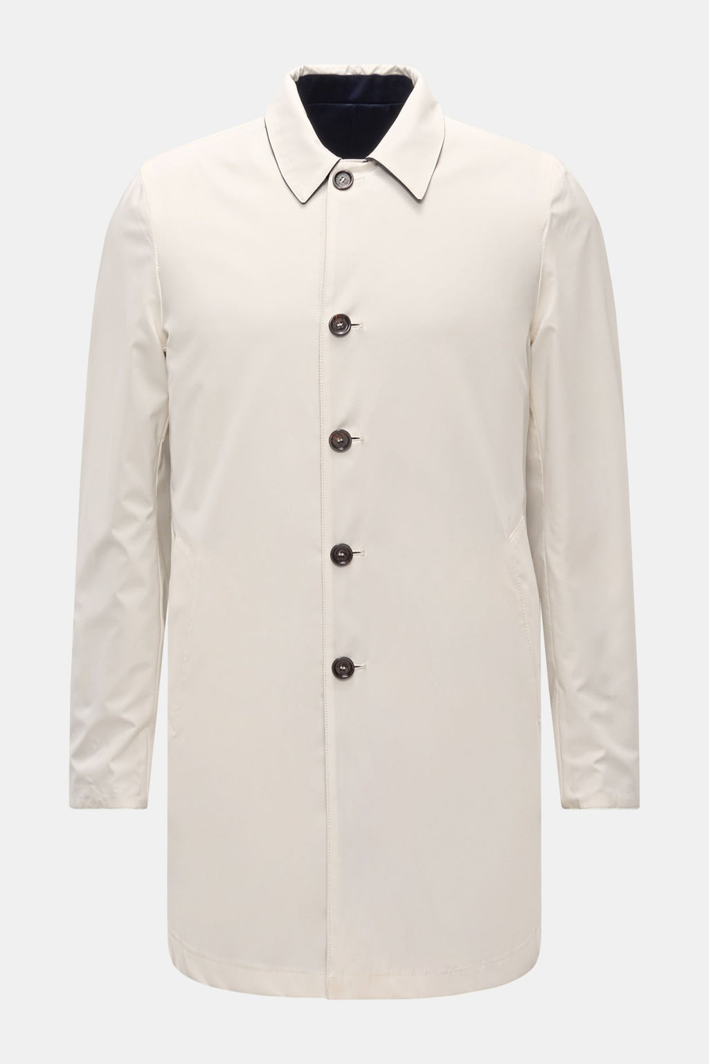 Eddy Monetti Reversible coat 'Elia' - navy