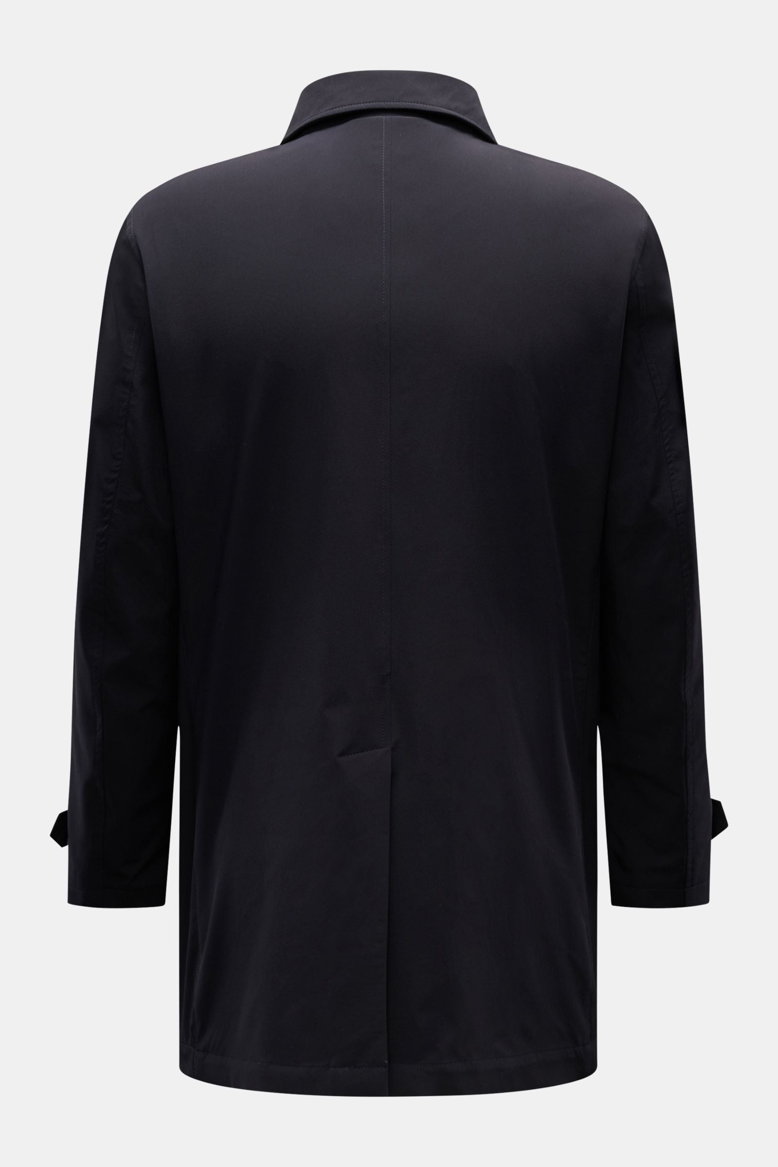 Moorer 'Vittor' short coat - dark navy
