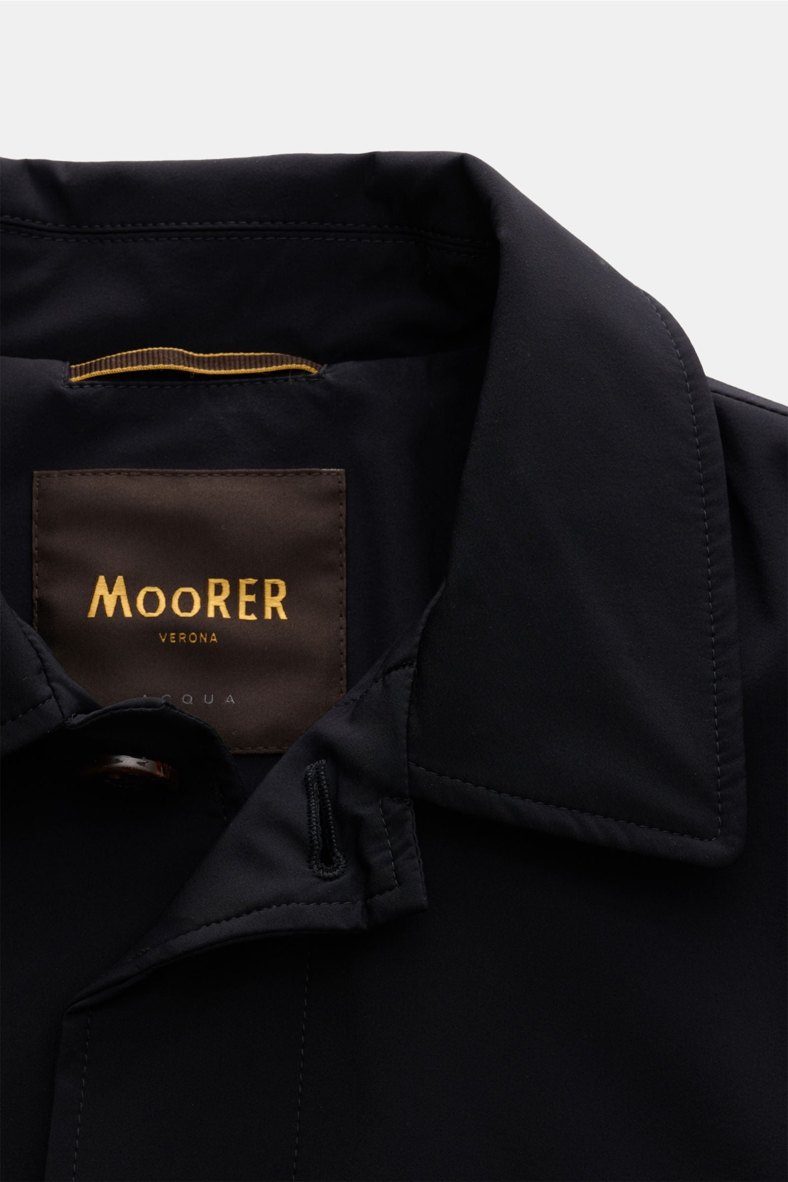 Moorer 'Vittor' short coat - dark navy
