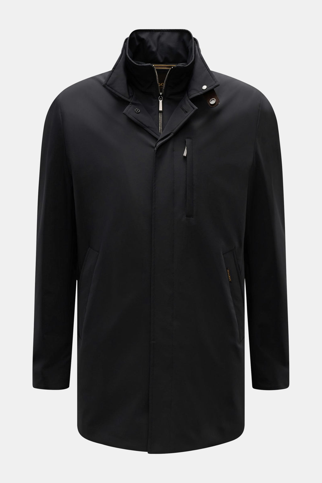 Moorer Short coat 'Edgar' - black