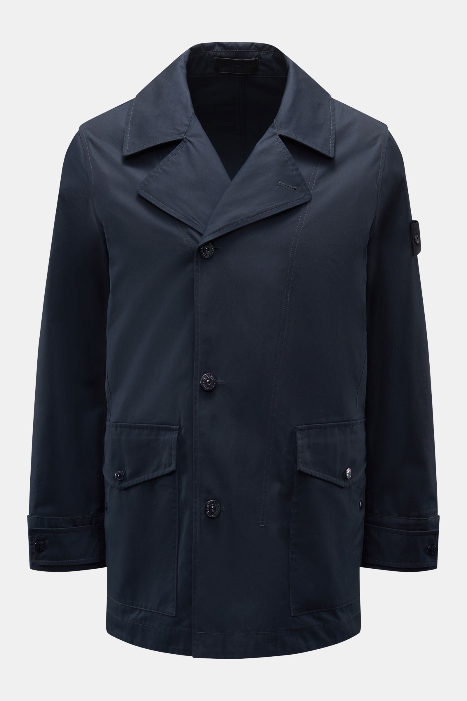 Stone Island Short coat 'Ghost Piece' - Navy