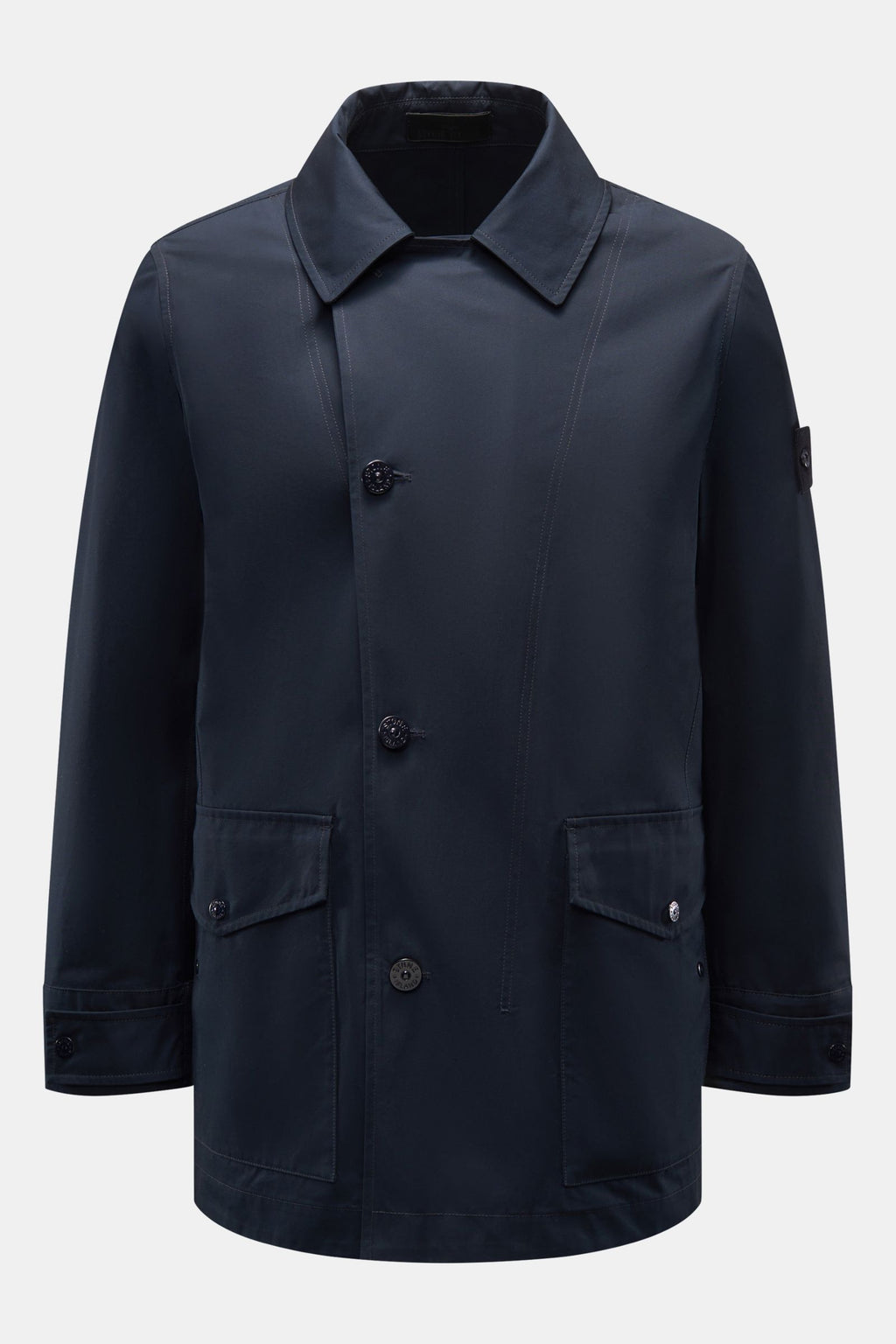 Stone Island Short coat 'Ghost Piece' - Navy