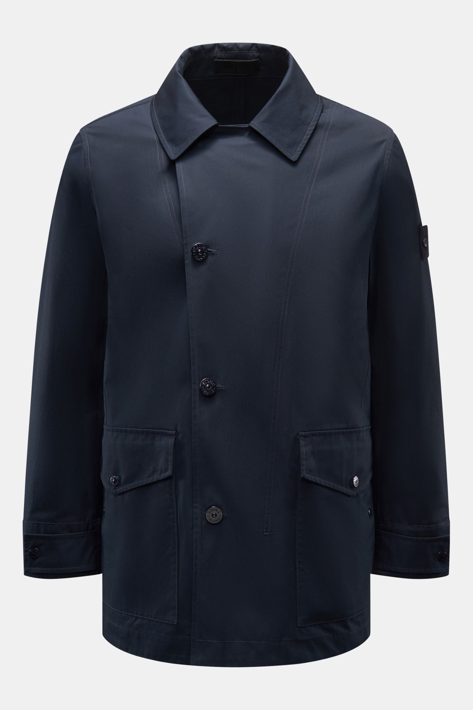 Stone Island Short coat 'Ghost Piece' - Navy