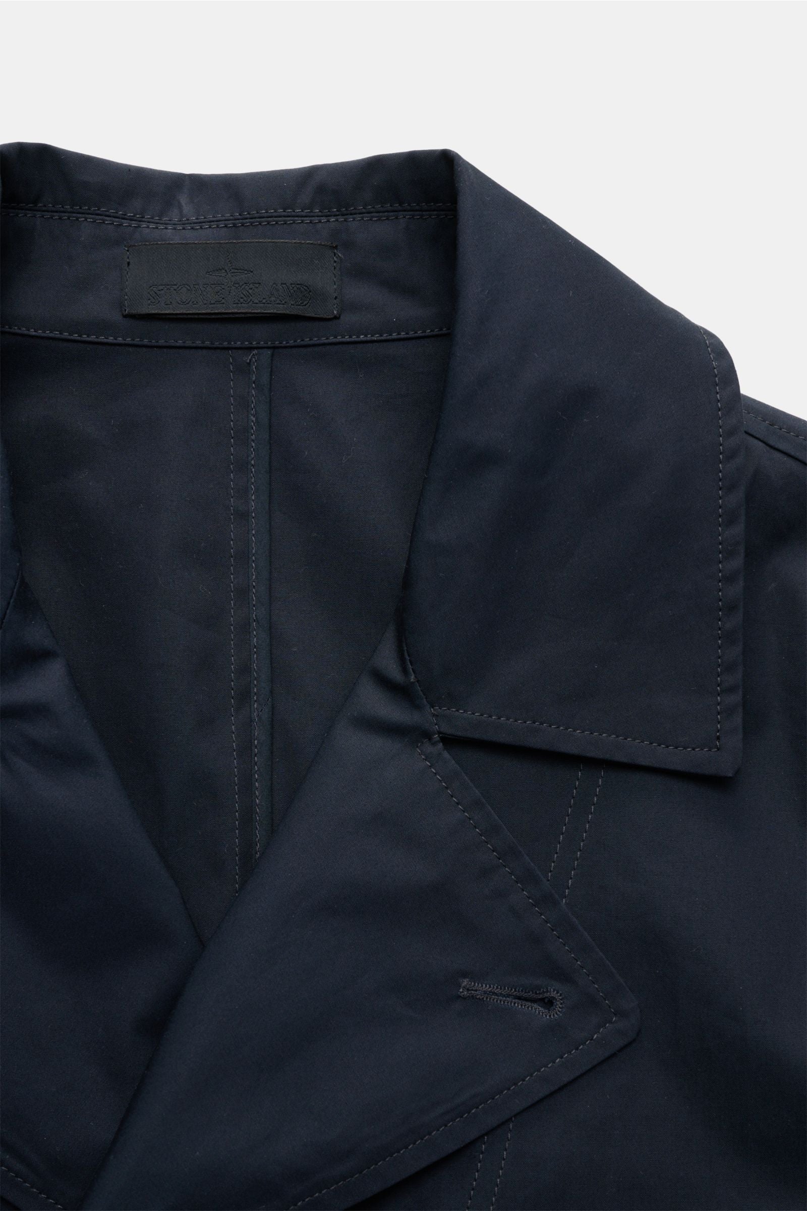 Stone Island Short coat 'Ghost Piece' - Navy