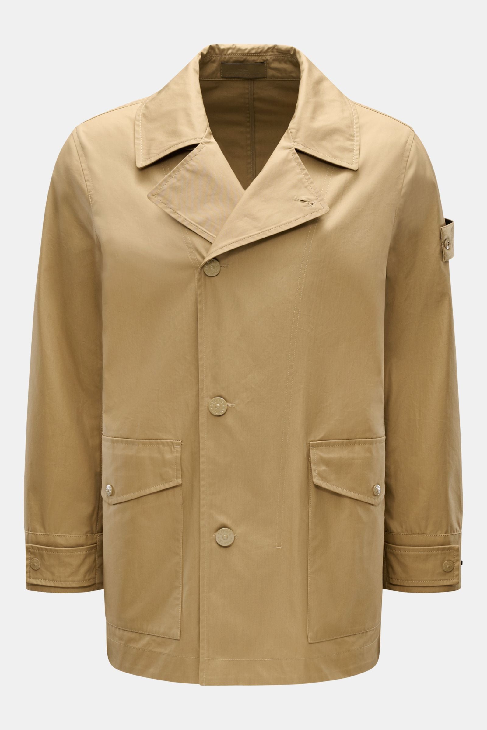 Stone Island Short coat 'Ghost Piece' - Khaki