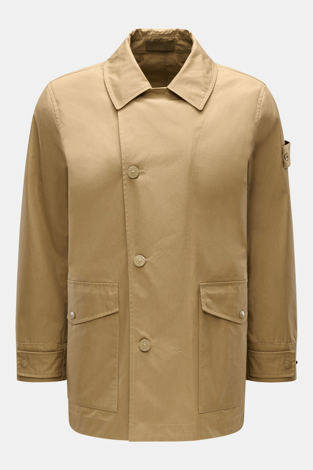 Stone Island Short coat 'Ghost Piece' - Khaki