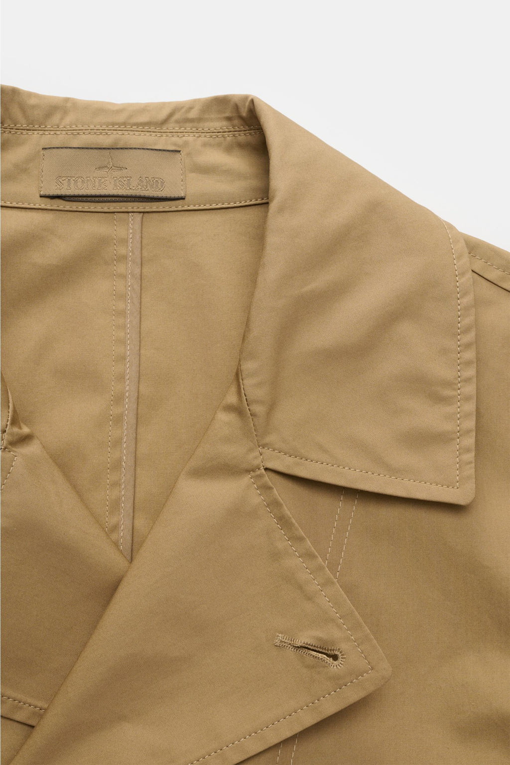 Stone Island Short coat 'Ghost Piece' - Khaki