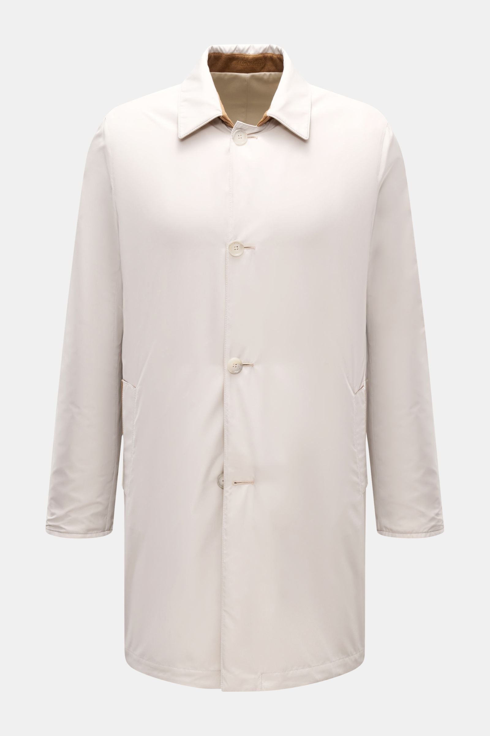 Mandelli Reversible short coat - Sand