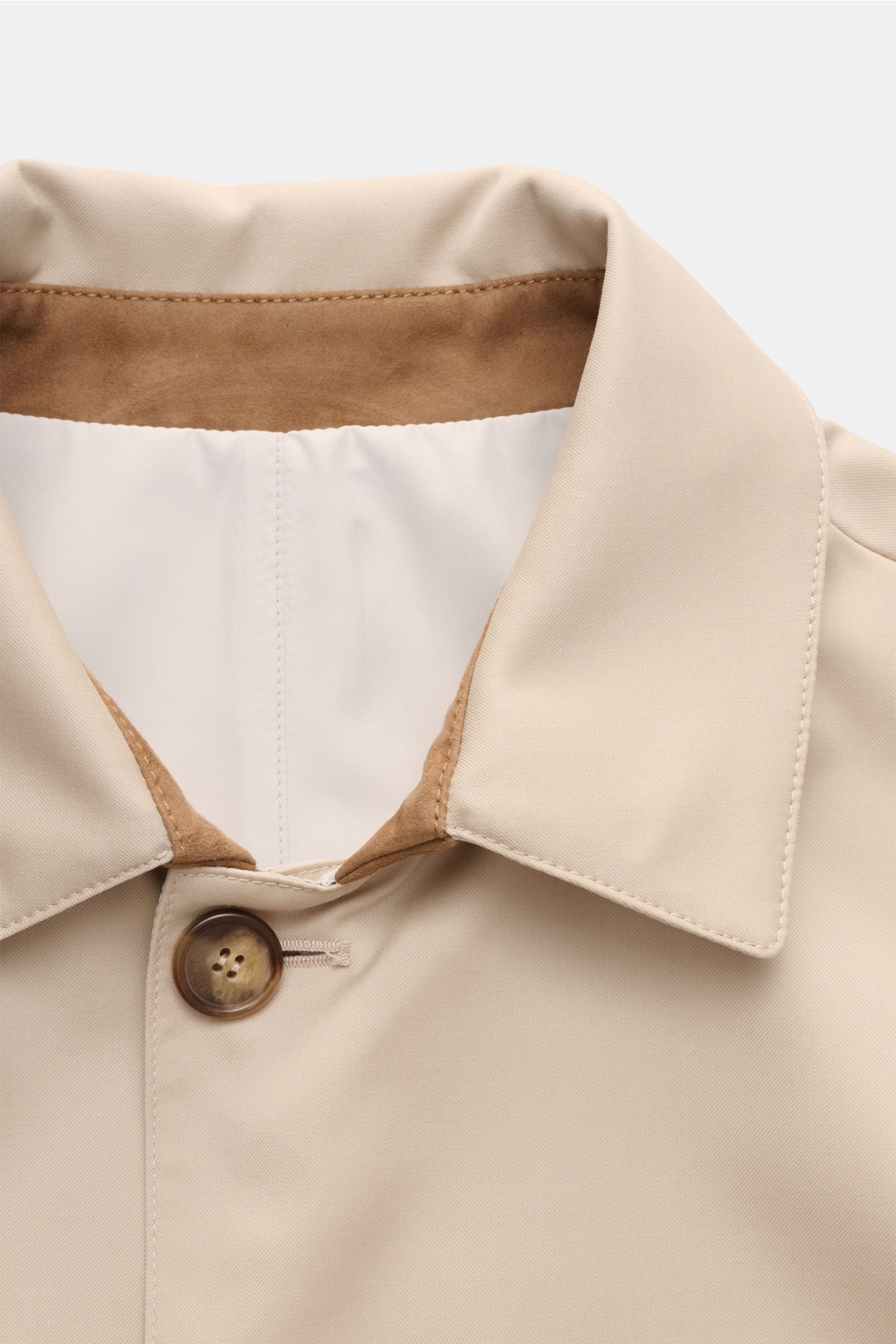 Mandelli Reversible short coat - Sand