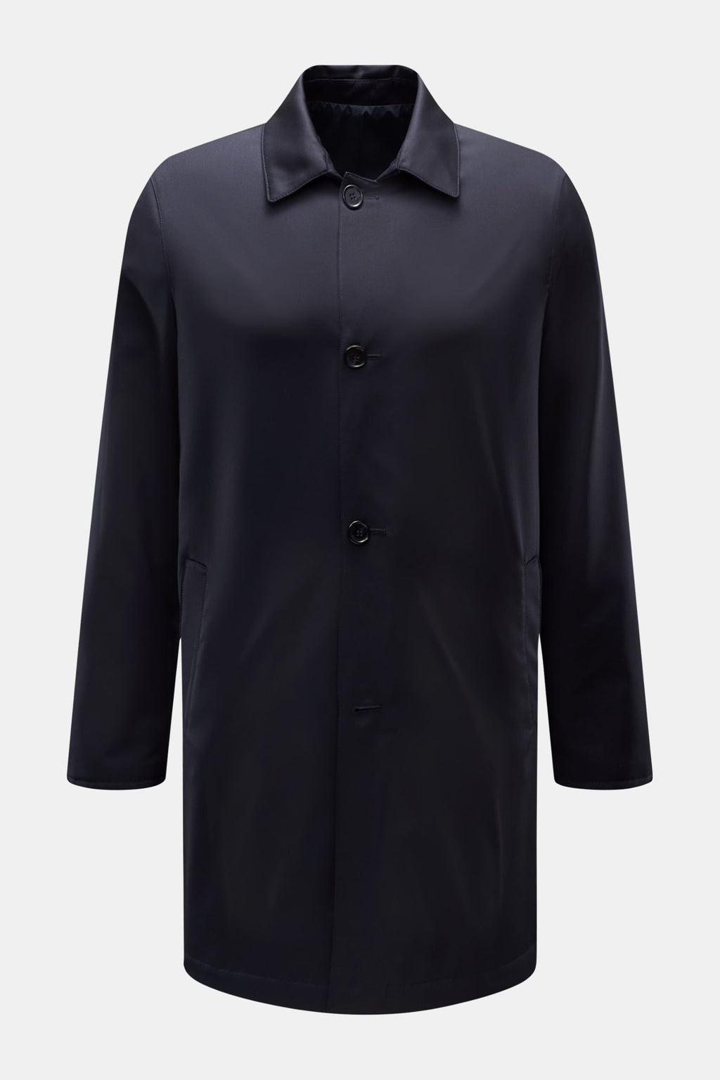 Mandelli Reversible short coat - Navy