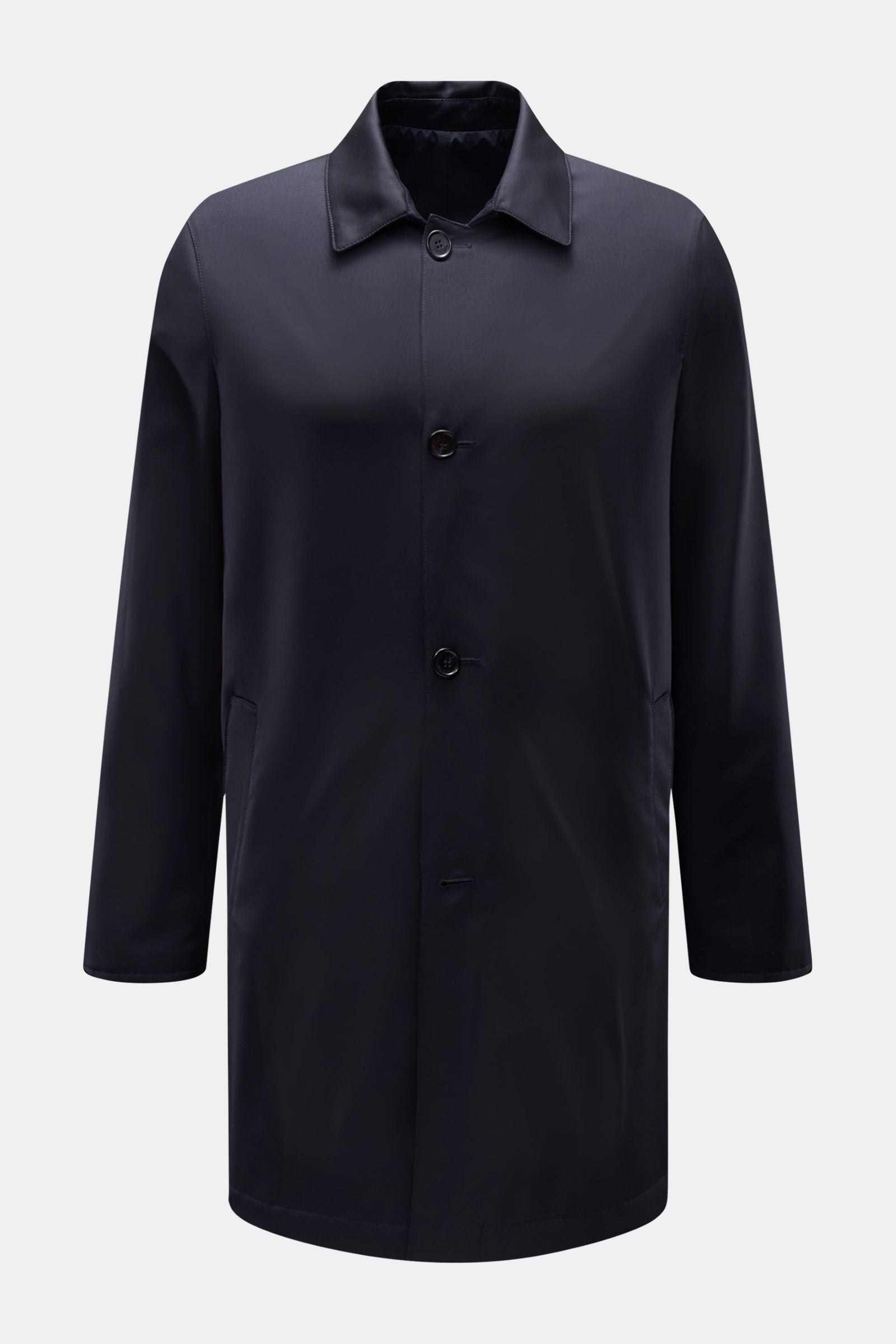 Mandelli Reversible short coat - Navy