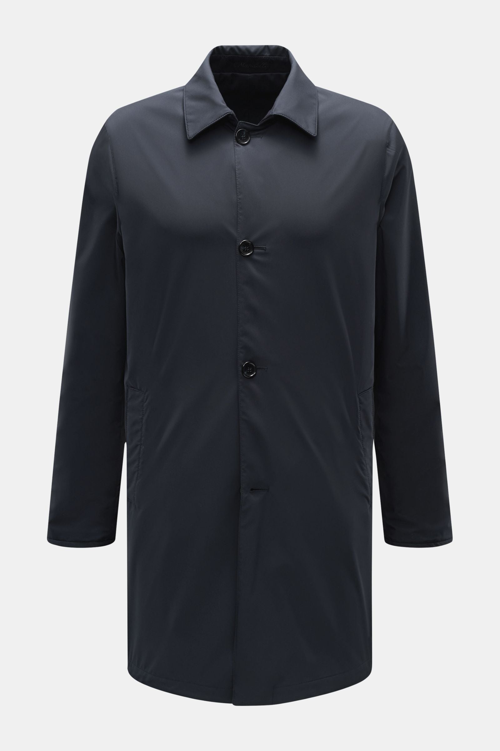 Mandelli Reversible short coat - Navy