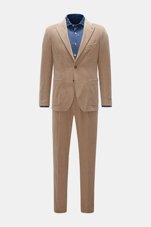 Tagliatore Corduroy suit - beige