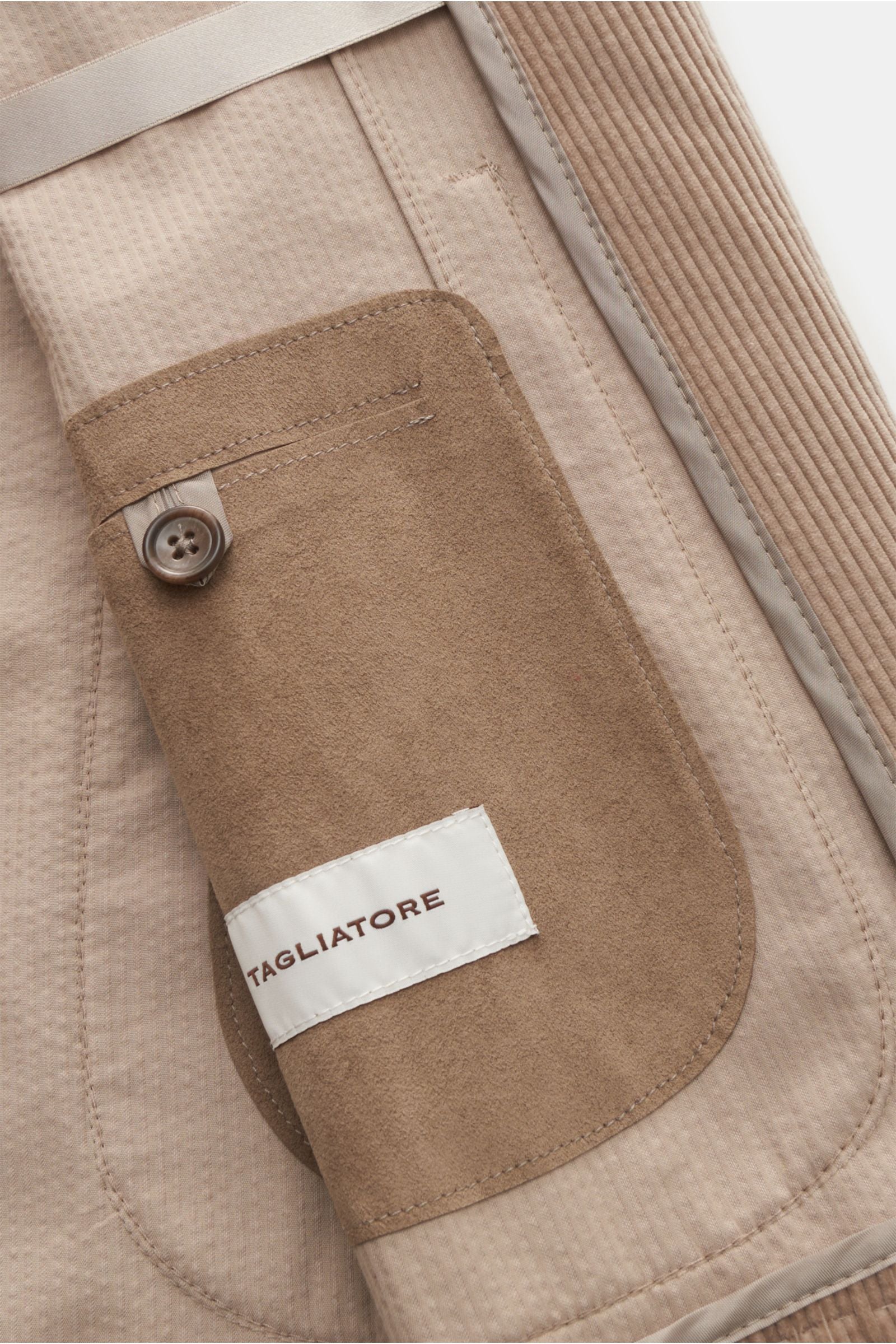 Tagliatore Corduroy suit - beige