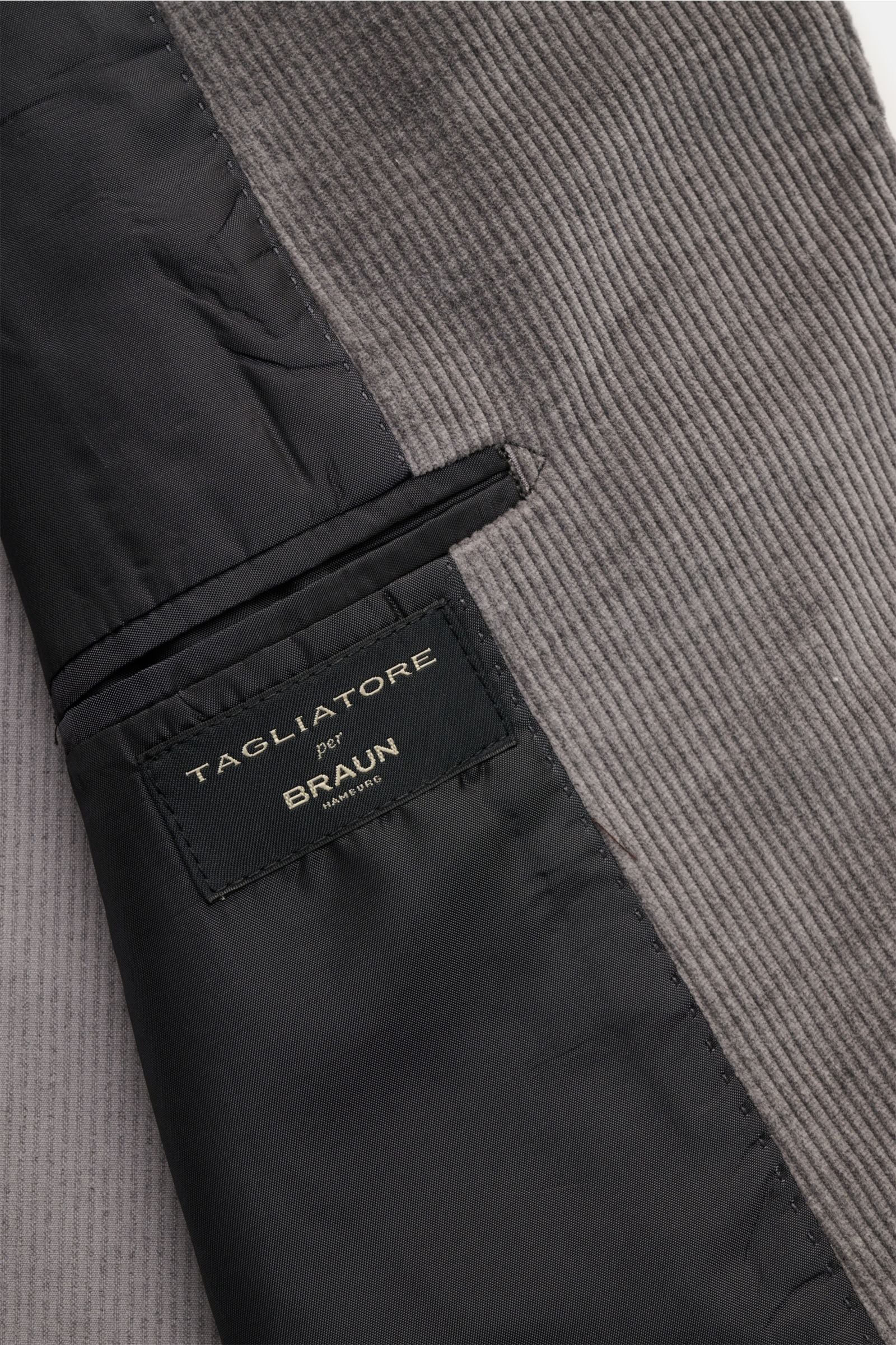 Tagliatore Corduroy suit 'Vesuvio' - grey