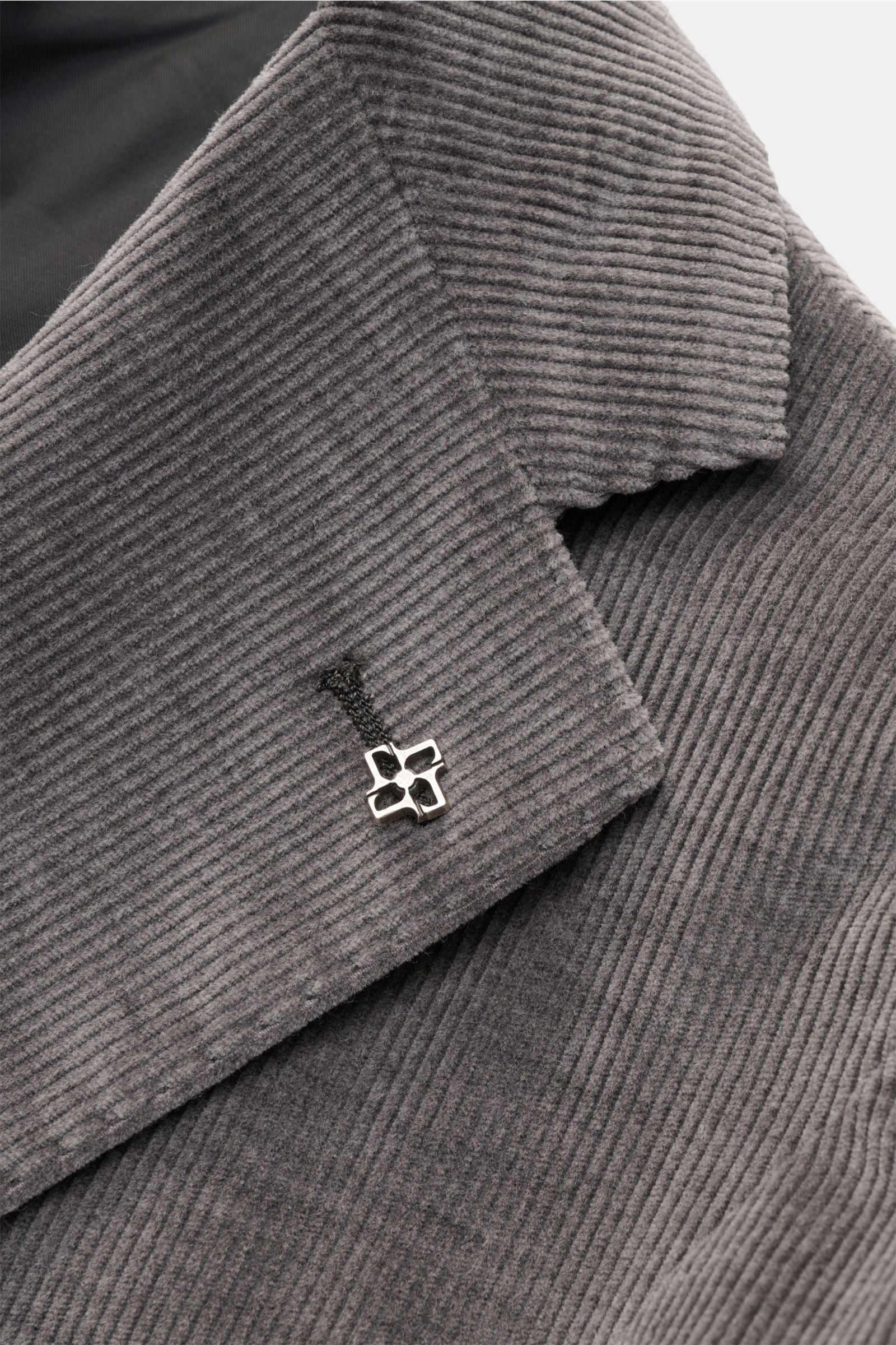 Tagliatore Corduroy suit 'Vesuvio' - grey
