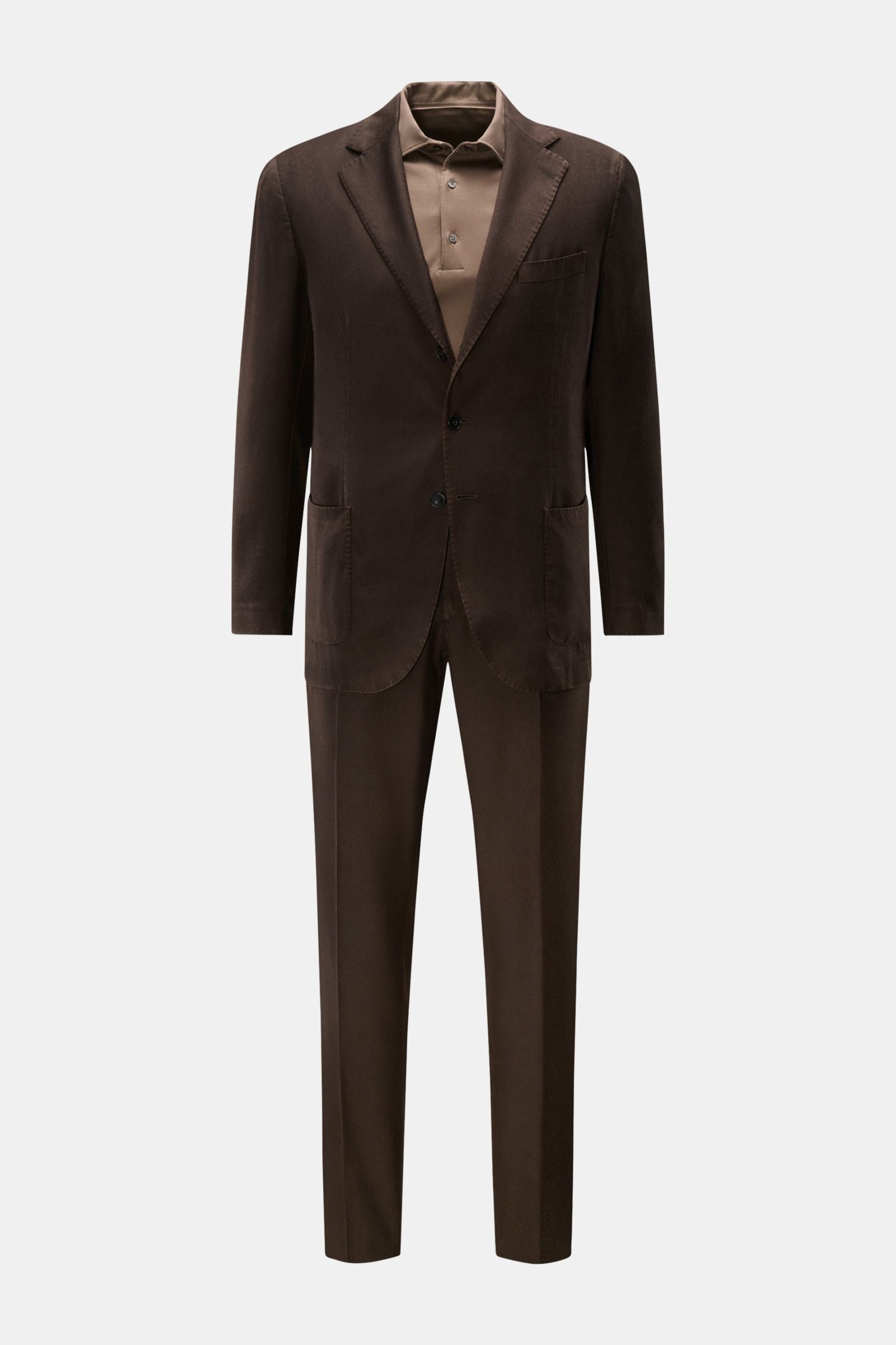 Santaniello Suit - Dark brown
