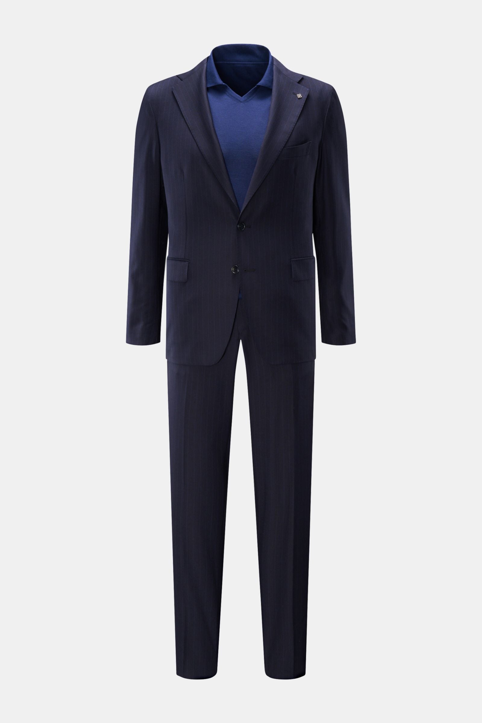 Tagliatore Suit 'Vesuvio' - navy striped 2