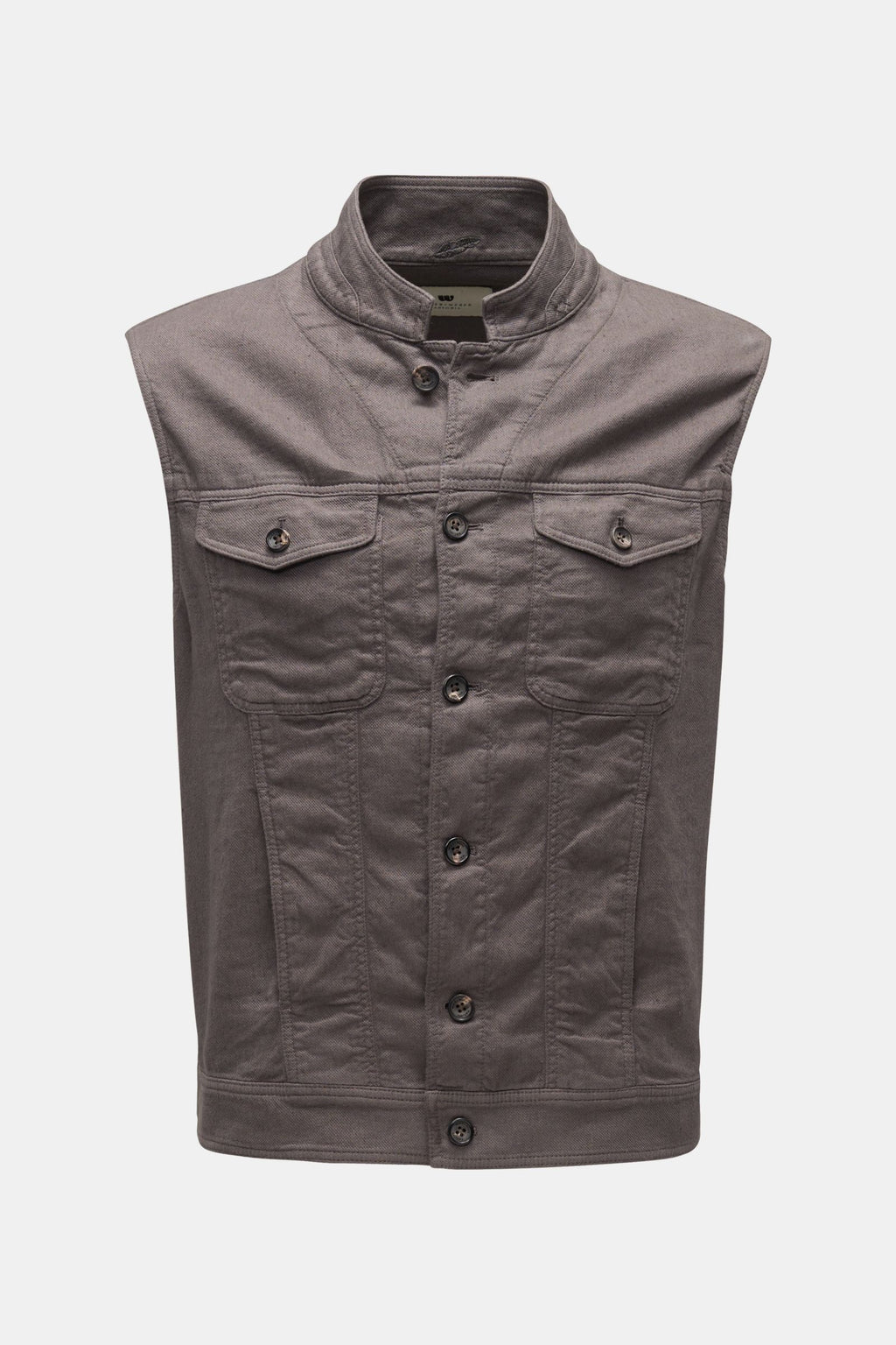 Weber+Weber Waistcoat 'Military Drill Vest' - grey
