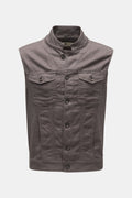 Weber+Weber Waistcoat 'Military Drill Vest' - grey