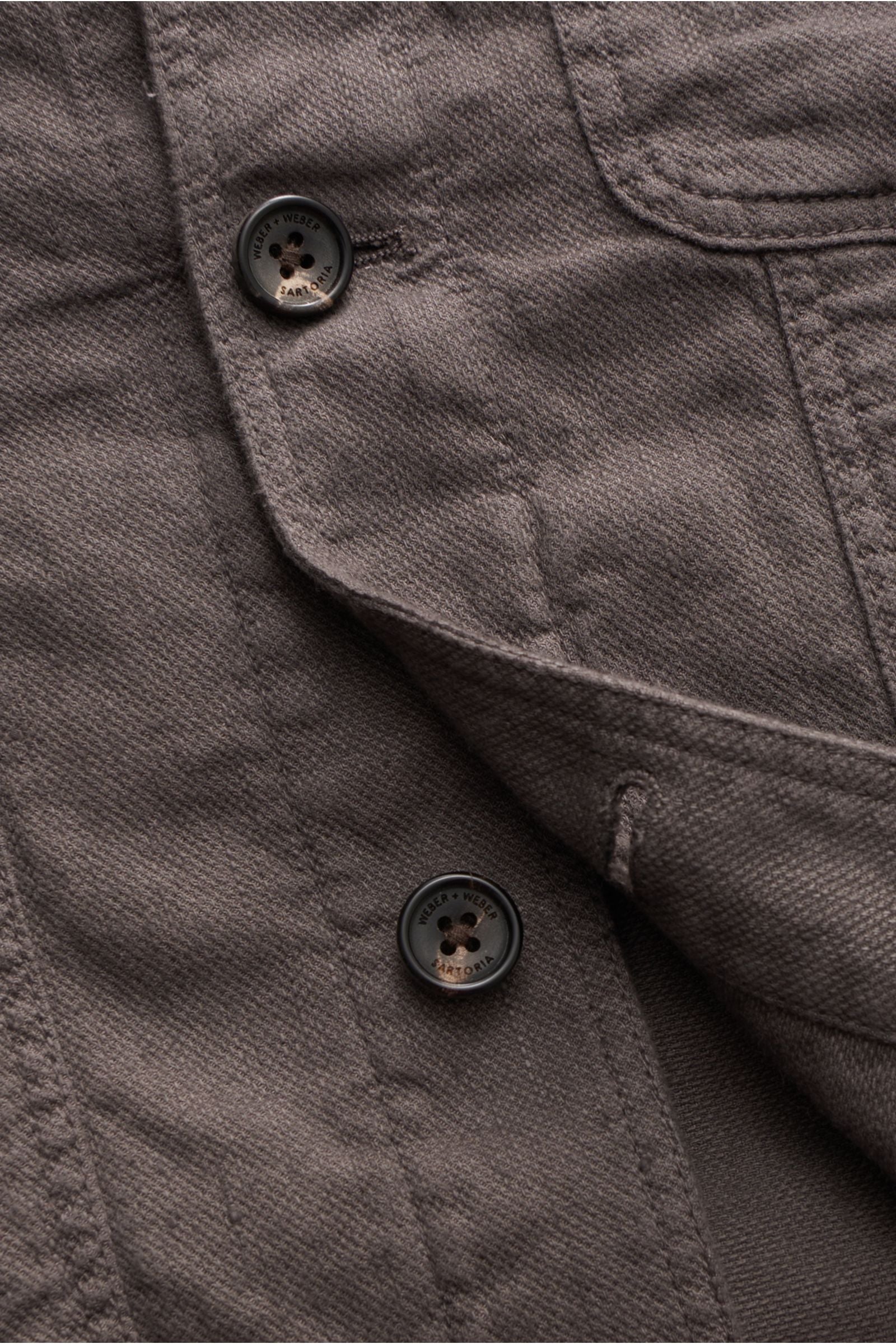 Weber+Weber Waistcoat 'Military Drill Vest' - grey