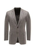 Brioni Cashmere smart-casual jacket 'Brunico' - dark brown checked