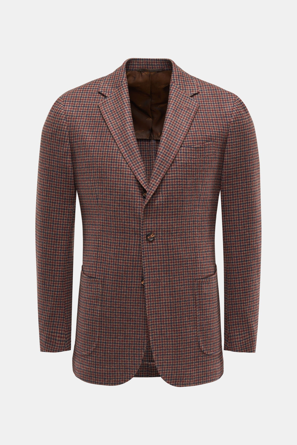 Stile Latino Cashmere smart-casual jacket 'Vincenzo' - light brown checked