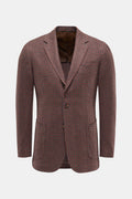 Stile Latino Cashmere smart-casual jacket 'Vincenzo' - light brown checked