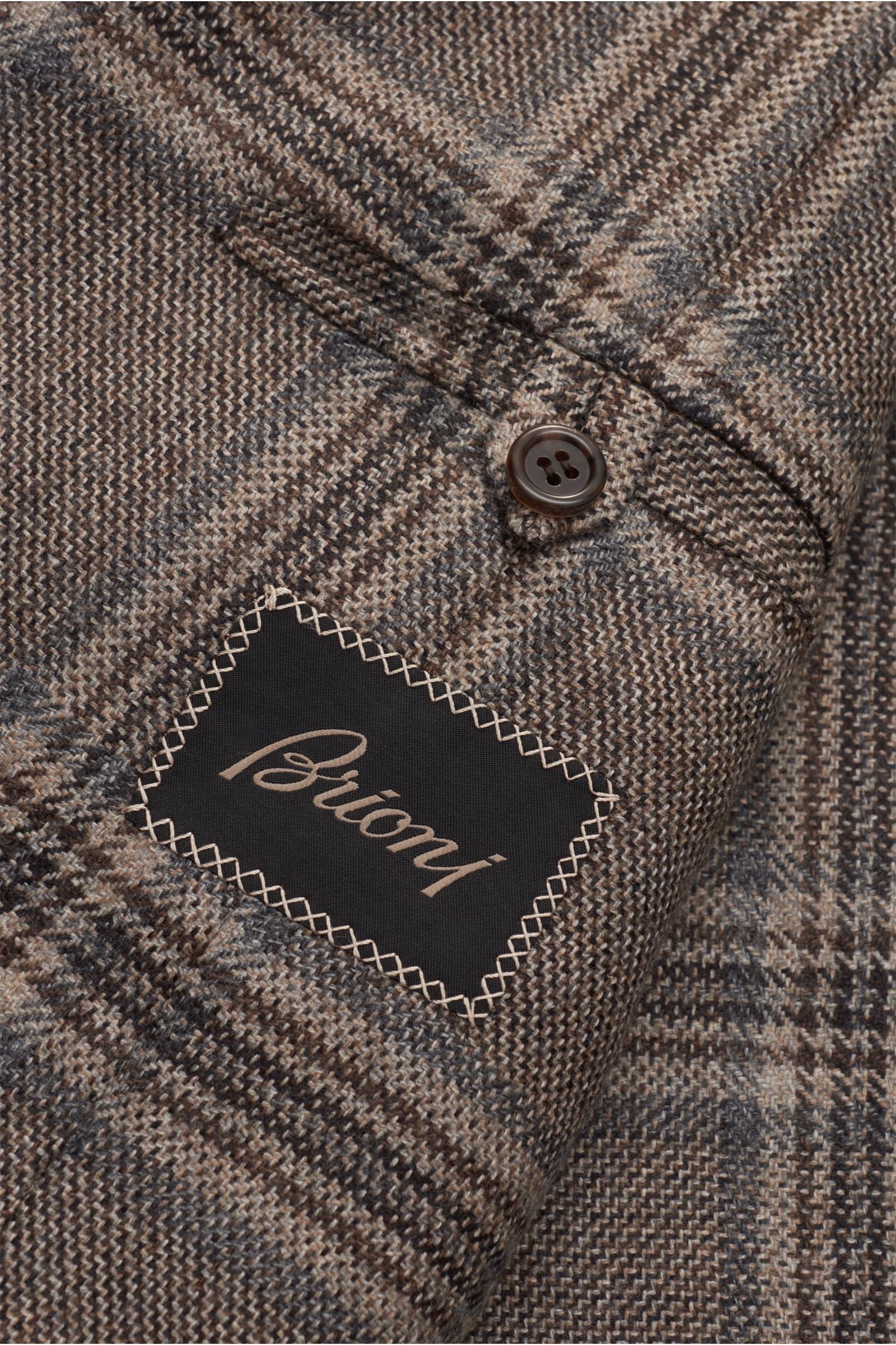 Brioni Cashmere jacket 'New Plume' - checked