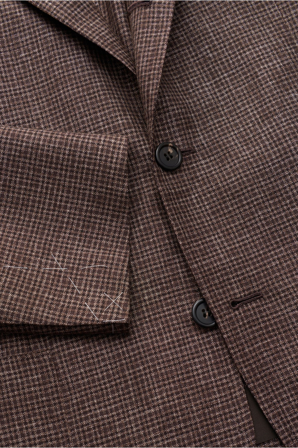 Brioni Smart-casual jacket 'Amalfi' dark brown/grey-brown - brown checked