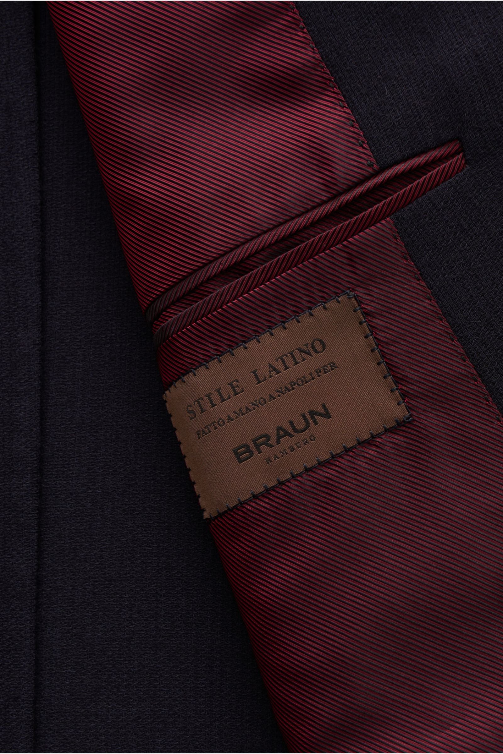 Stile Latino Cashmere smart-casual jacket 'Leo' - dark navy