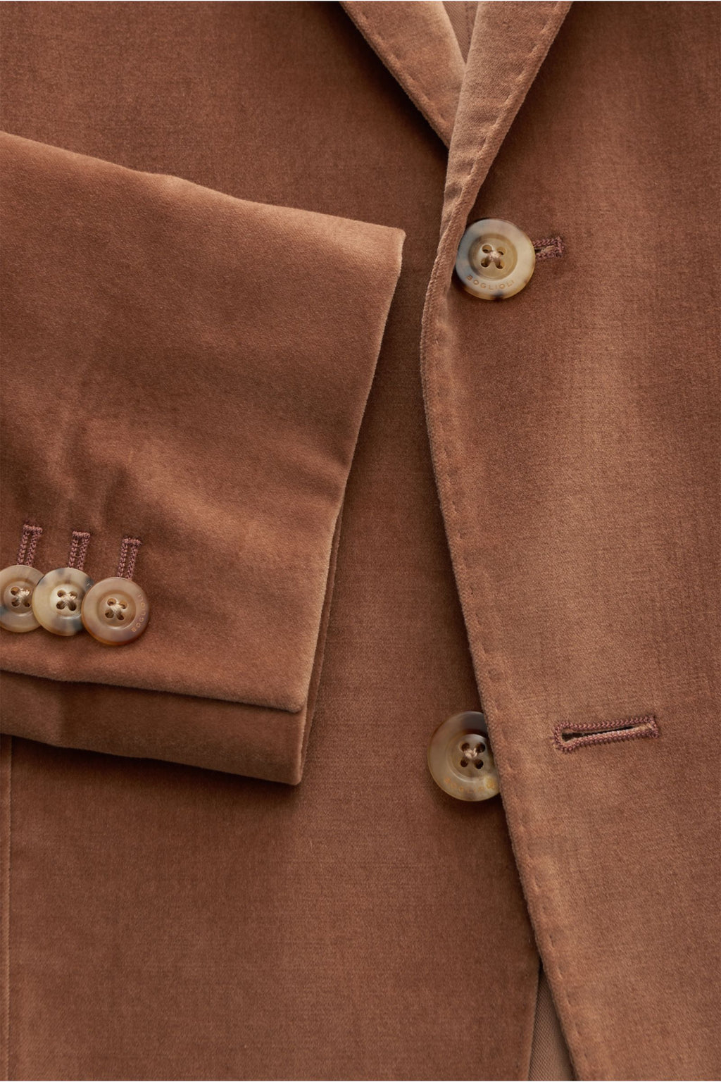 Boglioli Velvet jacket 'K. Jacket' - light brown