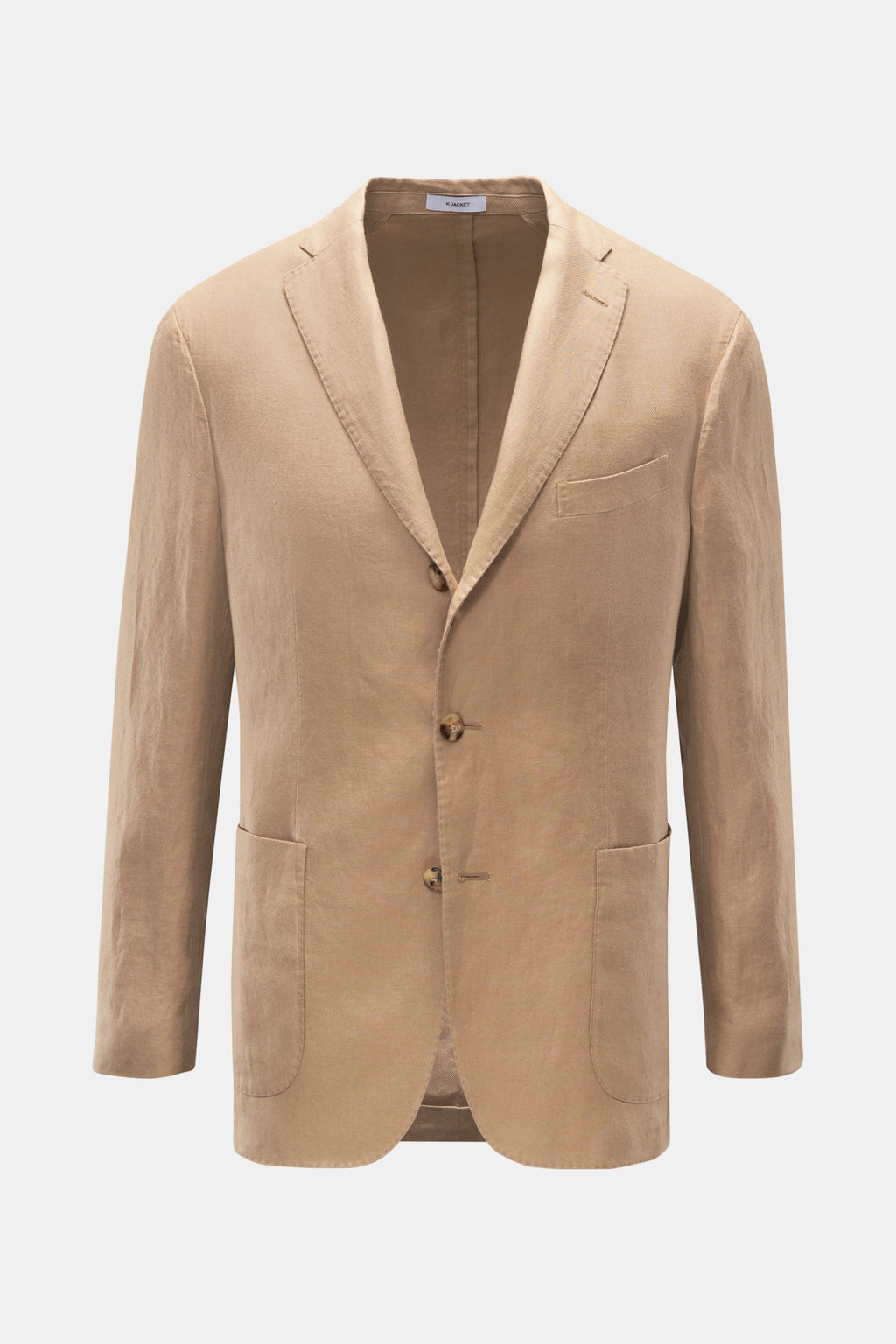 Boglioli Linen jacket 'K. Jacket' - camel