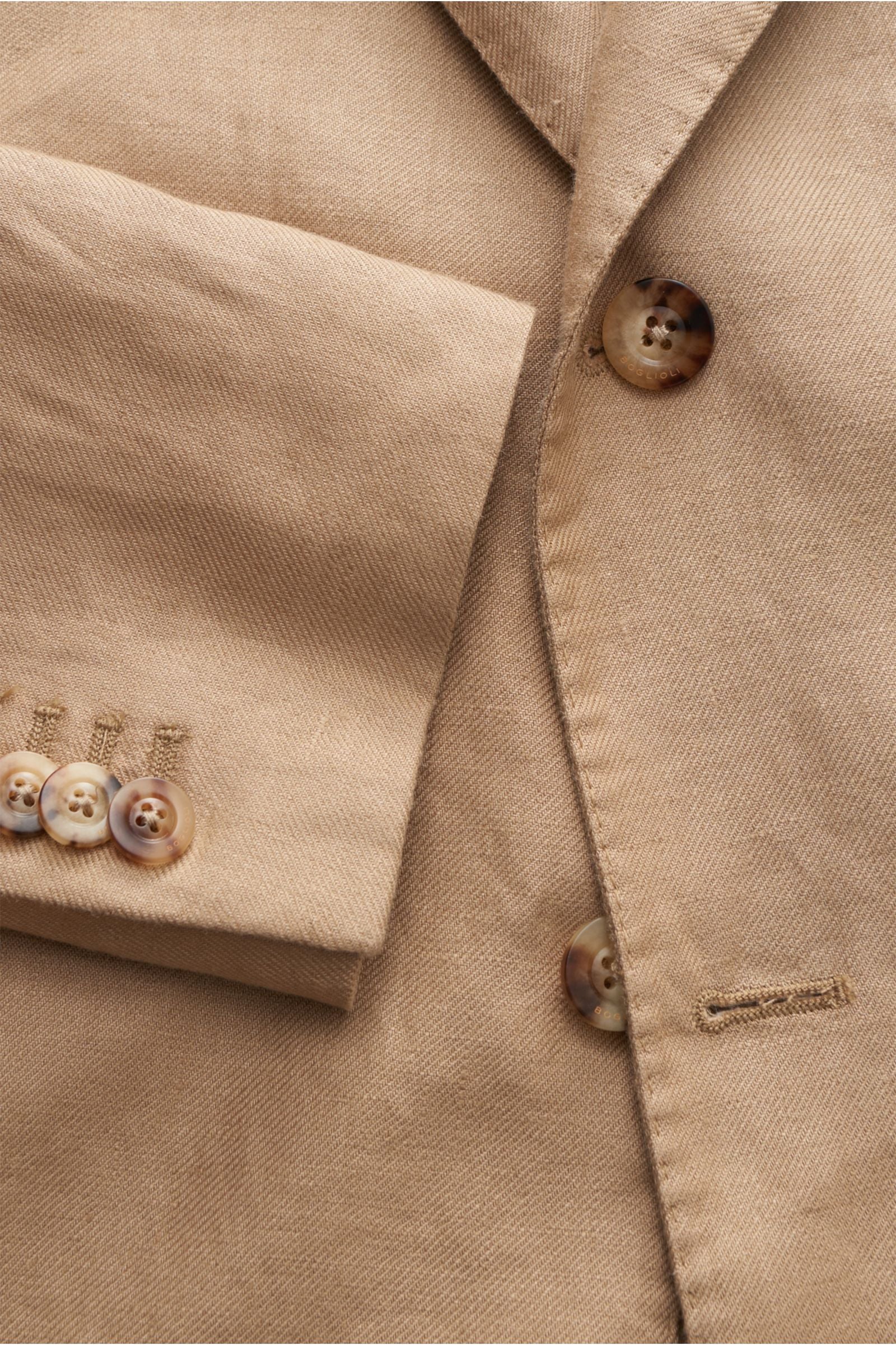 Boglioli Linen jacket 'K. Jacket' - camel