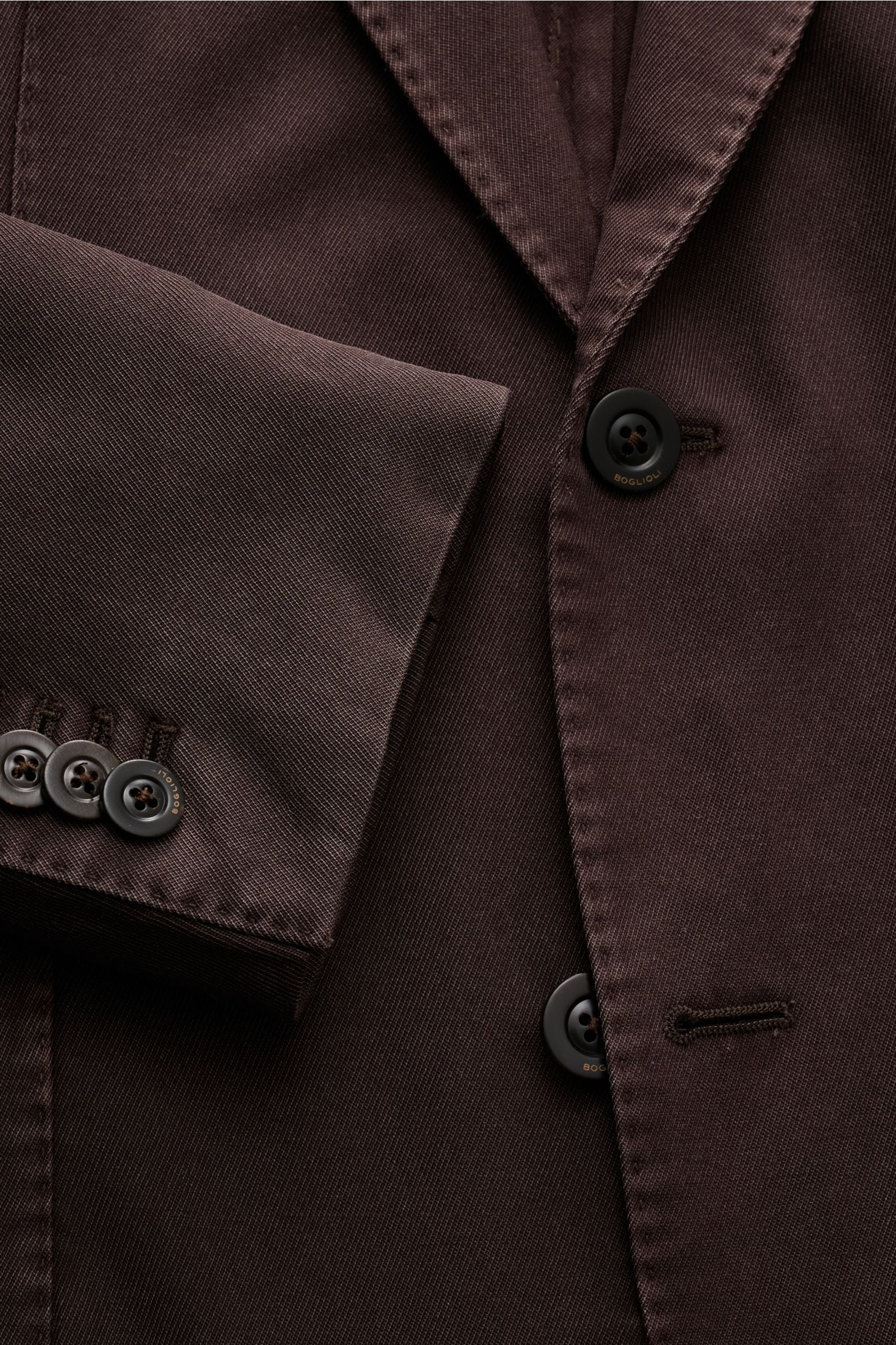 Boglioli Wool jacket 'K. Jacket' - dark brown